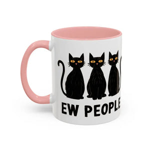 Mug - Ew People Introvert Accent Coffee 11oz Two Tone - Dipaliz