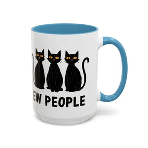 Mug - Ew People Introvert Accent Coffee 11oz Two Tone - Dipaliz