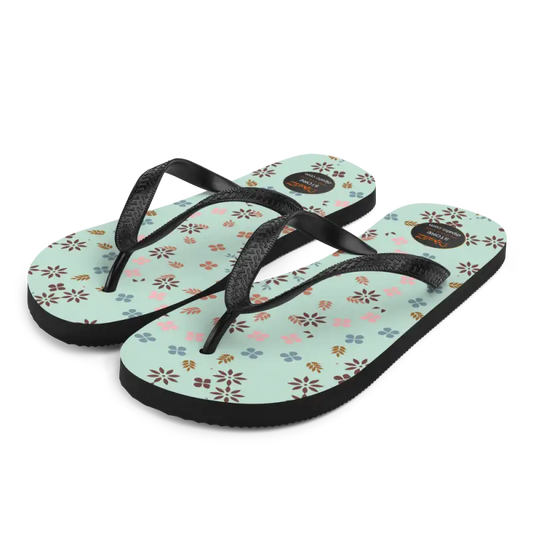 Exciting Summer Floral Rubber Sole Flip-flops: Step In Style!