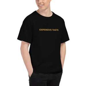 Expensive Taste Champion T-shirt Left Sleeve Style Dipaliz - T-shirts