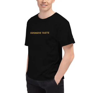 Expensive Taste Champion T-shirt Left Sleeve Style Dipaliz - T-shirts