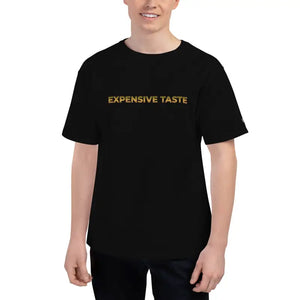 Expensive Taste Champion T-shirt Left Sleeve Style Dipaliz - Black / s - T-shirts