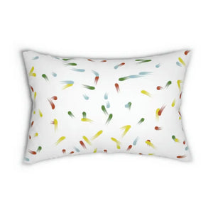 Home Decor - Spun Polyester Lumbar Pillow - Ultimate Comfort Style - Dipaliz 20’’ × 14’’