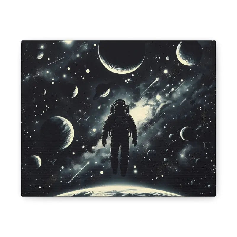 Explore the Cosmos with Astronaut Canvas Gallery Wraps - 10″ x 8″ / 1.25’’