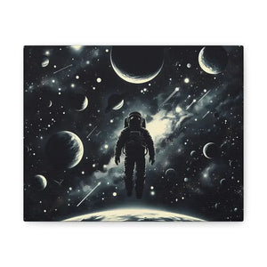 Astronaut Canvas Gallery Wraps Cosmic Vibes Space Art - Dipaliz - 10″ x 8″ / 1.25’’ - Prints