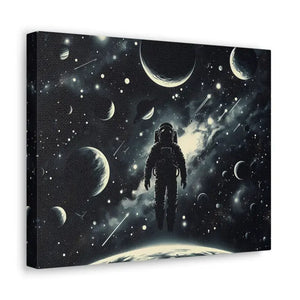 Astronaut Canvas Gallery Wraps Cosmic Vibes Space Art - Dipaliz - Prints