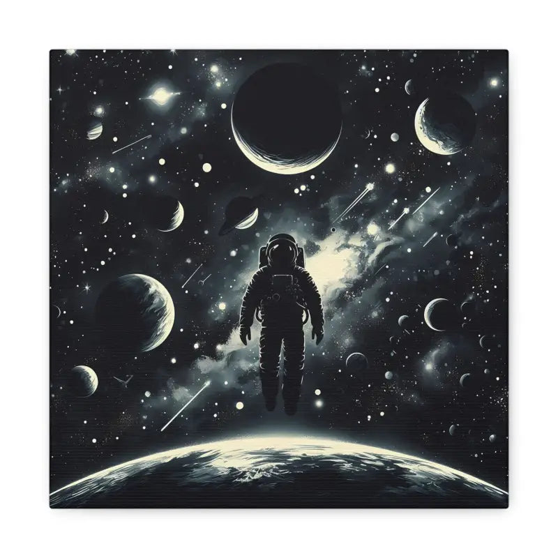 Explore the Cosmos with Astronaut Canvas Gallery Wraps - 12″ x / 1.25’’