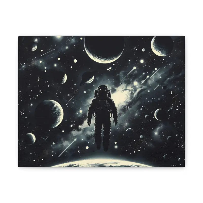 Explore the Cosmos with Astronaut Canvas Gallery Wraps - 14″ x 11″ / 1.25’’