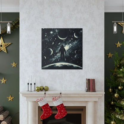 Explore the Cosmos with Astronaut Canvas Gallery Wraps