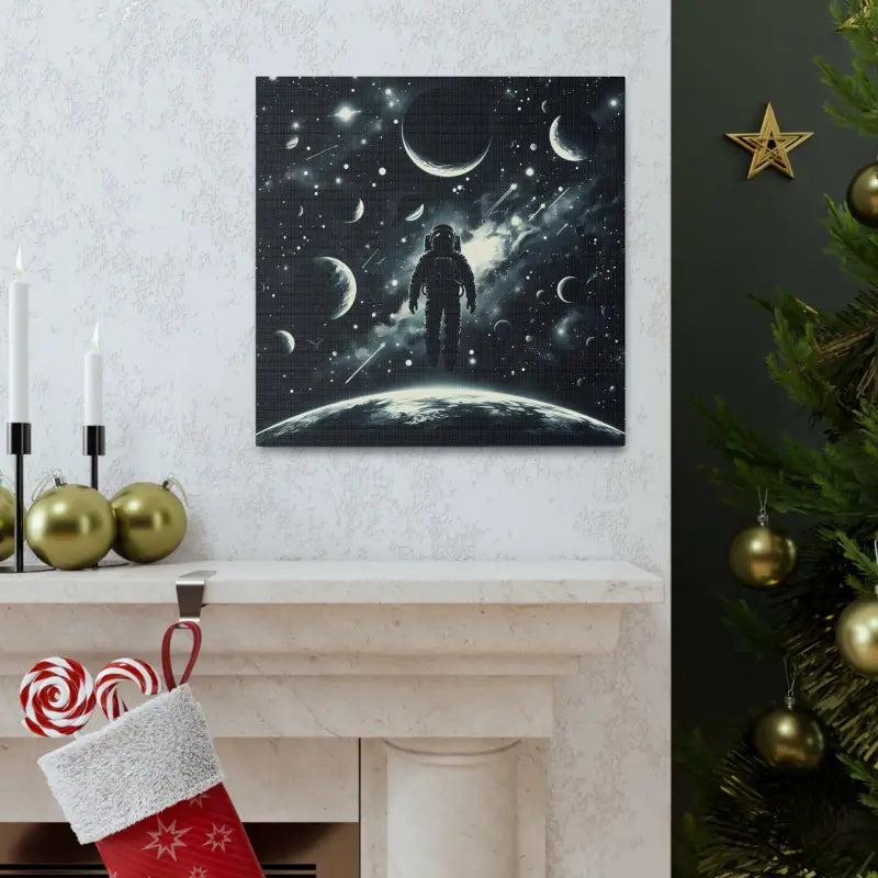 Explore the Cosmos with Astronaut Canvas Gallery Wraps