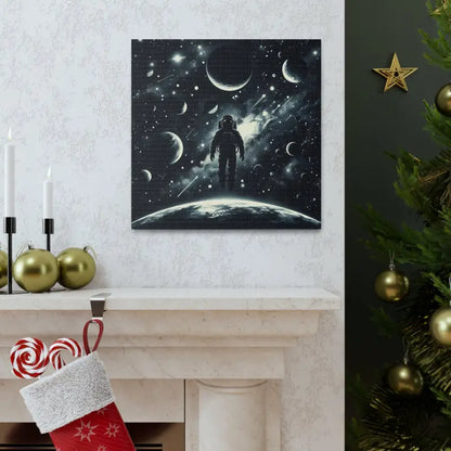 Explore the Cosmos with Astronaut Canvas Gallery Wraps