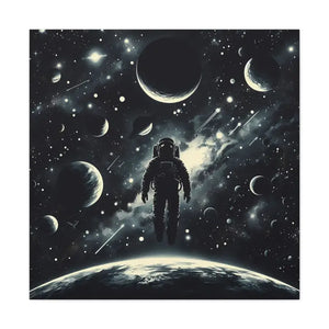 Astronaut Canvas Gallery Wraps Cosmic Vibes Space Art - Dipaliz - 30″ x / 1.25’’ - Prints