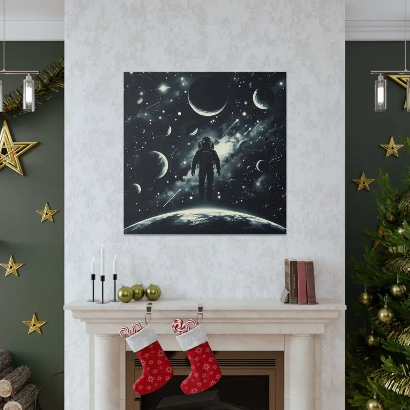 Explore the Cosmos with Astronaut Canvas Gallery Wraps - 36″ x / 1.25’’