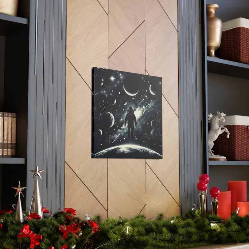 Explore the Cosmos with Astronaut Canvas Gallery Wraps