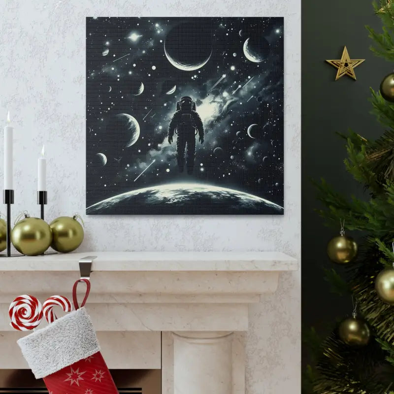 Explore the Cosmos with Astronaut Canvas Gallery Wraps