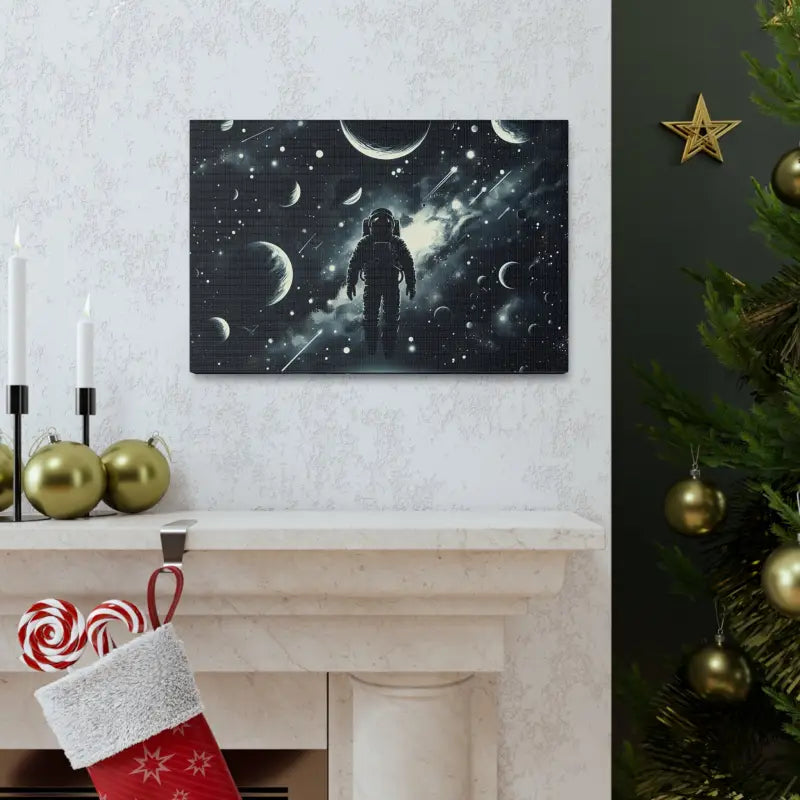 Explore the Cosmos with Astronaut Canvas Gallery Wraps