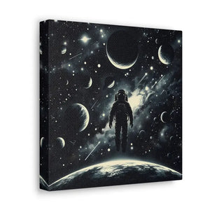 Astronaut Canvas Gallery Wraps Cosmic Vibes Space Art - Dipaliz - Prints