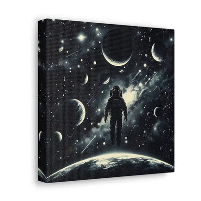 Explore the Cosmos with Astronaut Canvas Gallery Wraps