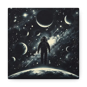 Astronaut Canvas Gallery Wraps Cosmic Vibes Space Art - Dipaliz - 6″ x / 1.25’’ - Prints
