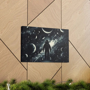 Astronaut Canvas Gallery Wraps Cosmic Vibes Space Art - Dipaliz - Prints