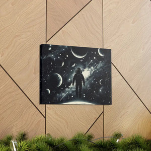 Astronaut Canvas Gallery Wraps Cosmic Vibes Space Art - Dipaliz - Prints