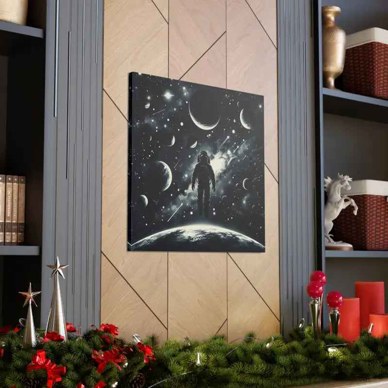 Explore the Cosmos with Astronaut Canvas Gallery Wraps