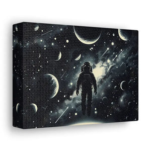 Astronaut Canvas Gallery Wraps Cosmic Vibes Space Art - Dipaliz - Prints