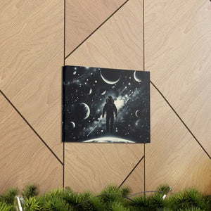Astronaut Canvas Gallery Wraps Cosmic Vibes Space Art - Dipaliz - Prints