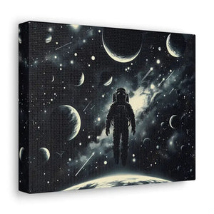 Astronaut Canvas Gallery Wraps Cosmic Vibes Space Art - Dipaliz - Prints