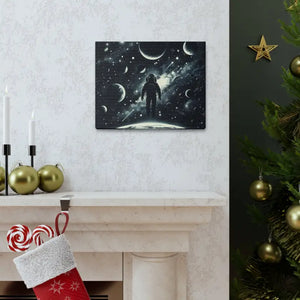 Astronaut Canvas Gallery Wraps Cosmic Vibes Space Art - Dipaliz - Prints