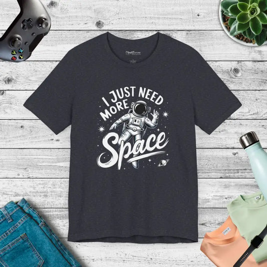 Blast off in Comfort with Astronaut Jersey Short Sleeve Tee - Heather Navy / s T-shirt