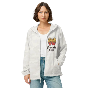 Unisex Lightweight Zip Windbreaker Adventure Style - Dipaliz - Windbreakers