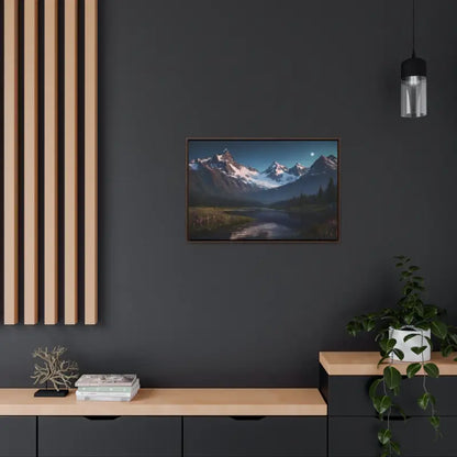 Mountain Magic Night on Gallery Canvas Wraps