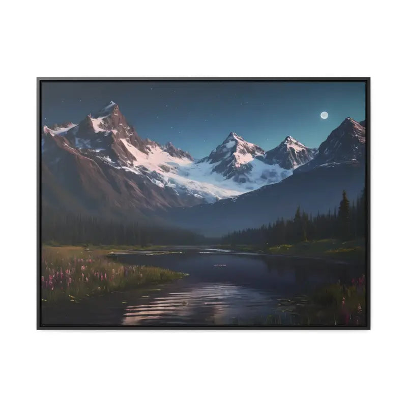 Mountain Magic Night on Gallery Canvas Wraps