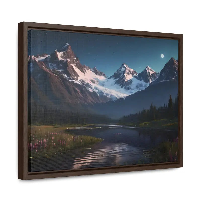 Mountain Magic Night on Gallery Canvas Wraps