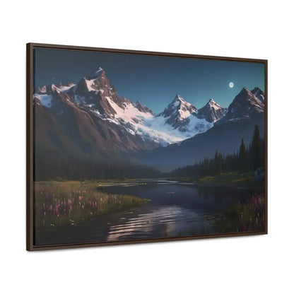 Mountain Magic Night on Gallery Canvas Wraps