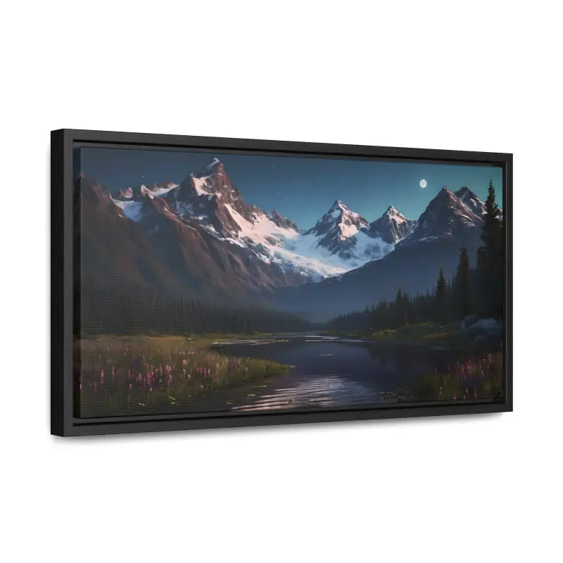 Mountain Magic Night on Gallery Canvas Wraps