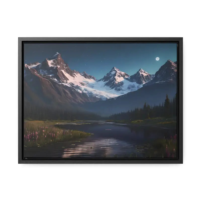 Mountain Magic Night on Gallery Canvas Wraps