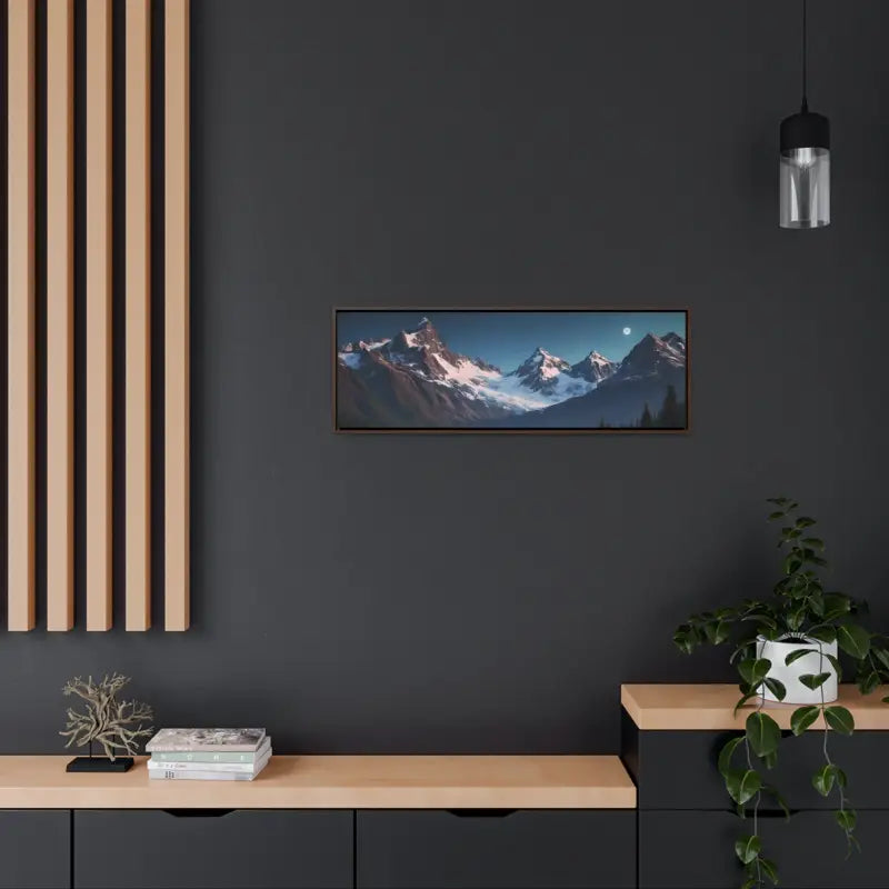 Mountain Magic Night on Gallery Canvas Wraps