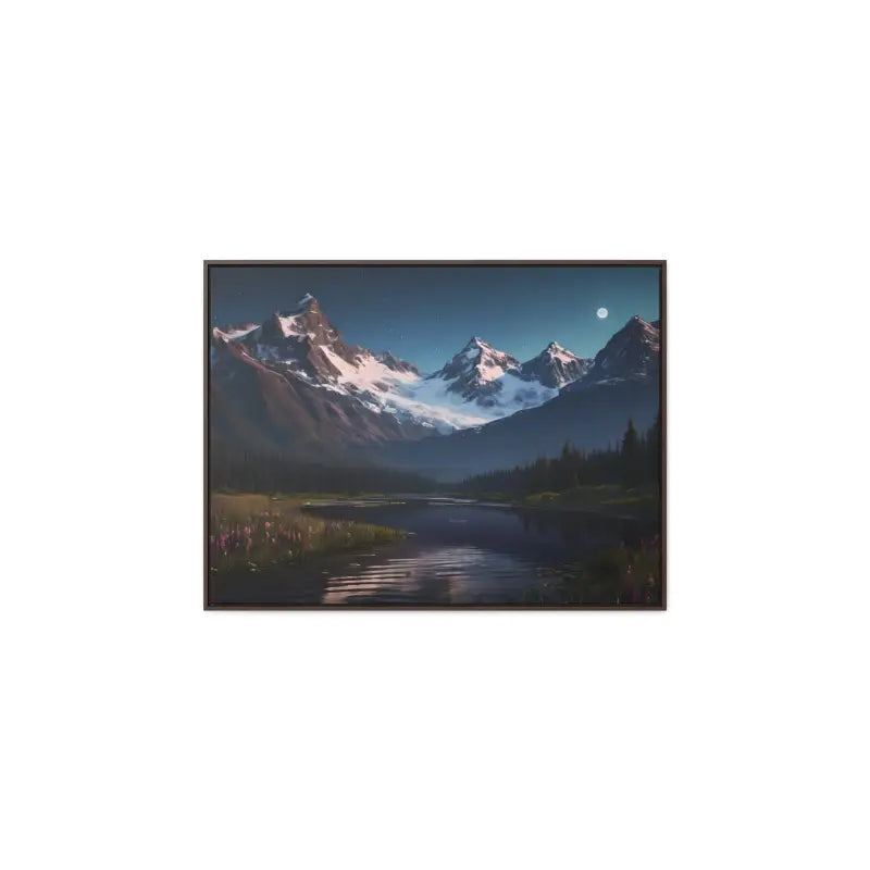 Mountain Magic Night on Gallery Canvas Wraps