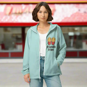 Unisex Lightweight Zip Windbreaker Adventure Style - Dipaliz - Windbreakers