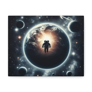 Canvas - Cosmic Astronaut Gallery Wraps - Space Art - Dipaliz 10″ x 8″ / 1.25’’