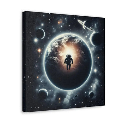 Explore the Universe: Stunning Astronaut Canvas Gallery Wraps