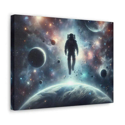 Explore Outer Space with Astronaut Canvas Gallery Wraps