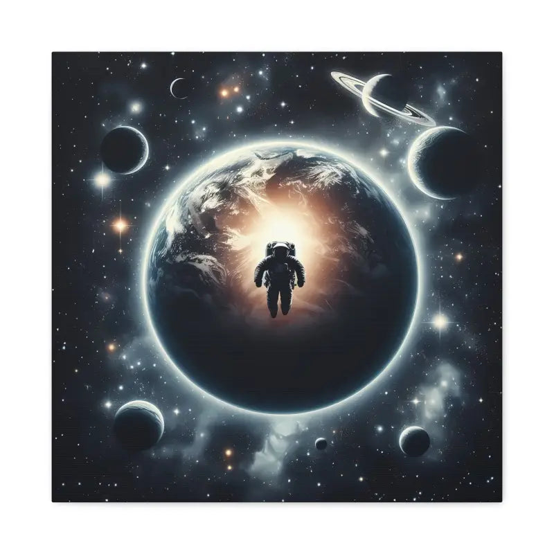 Explore the Universe: Stunning Astronaut Canvas Gallery Wraps - 20″ x / 1.25’’