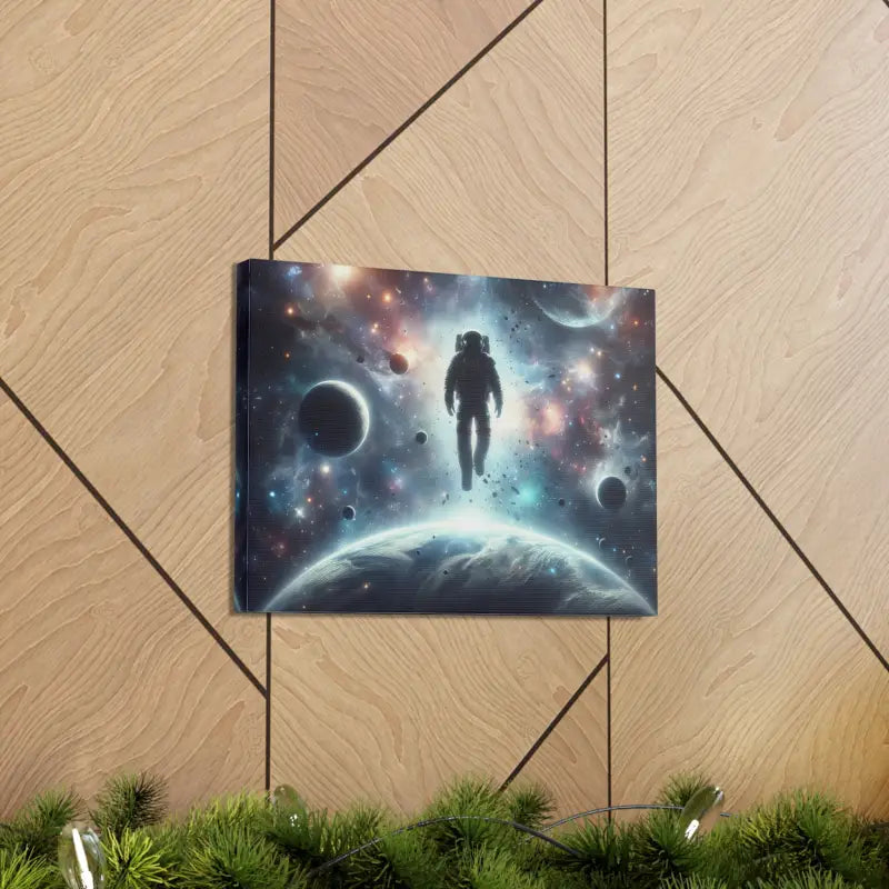 Explore Outer Space with Astronaut Canvas Gallery Wraps