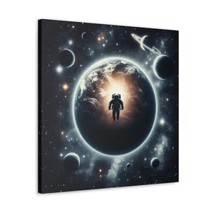 Cosmic Astronaut Canvas Gallery Wraps - Space Art - Dipaliz - 24″ x / 1.25’’ - Prints