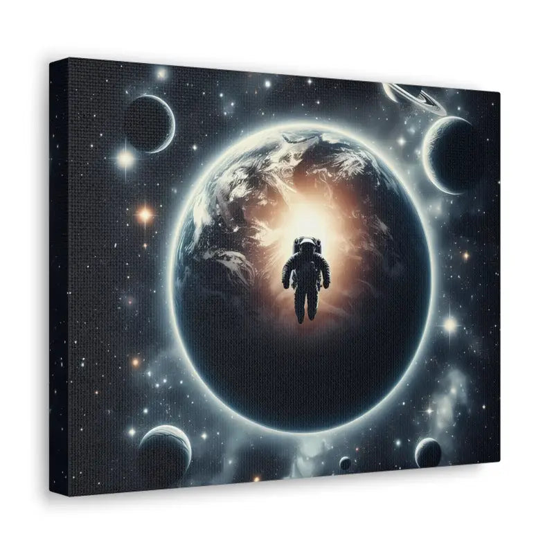 Explore the Universe: Stunning Astronaut Canvas Gallery Wraps