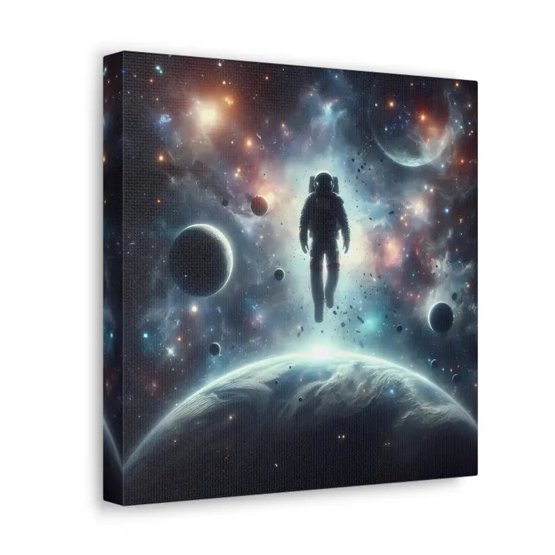 Explore Outer Space with Astronaut Canvas Gallery Wraps