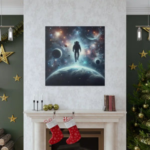 Astronaut Canvas Gallery Wraps Premium Space Art - Dipaliz - 36″ x / 1.25’’ - Prints